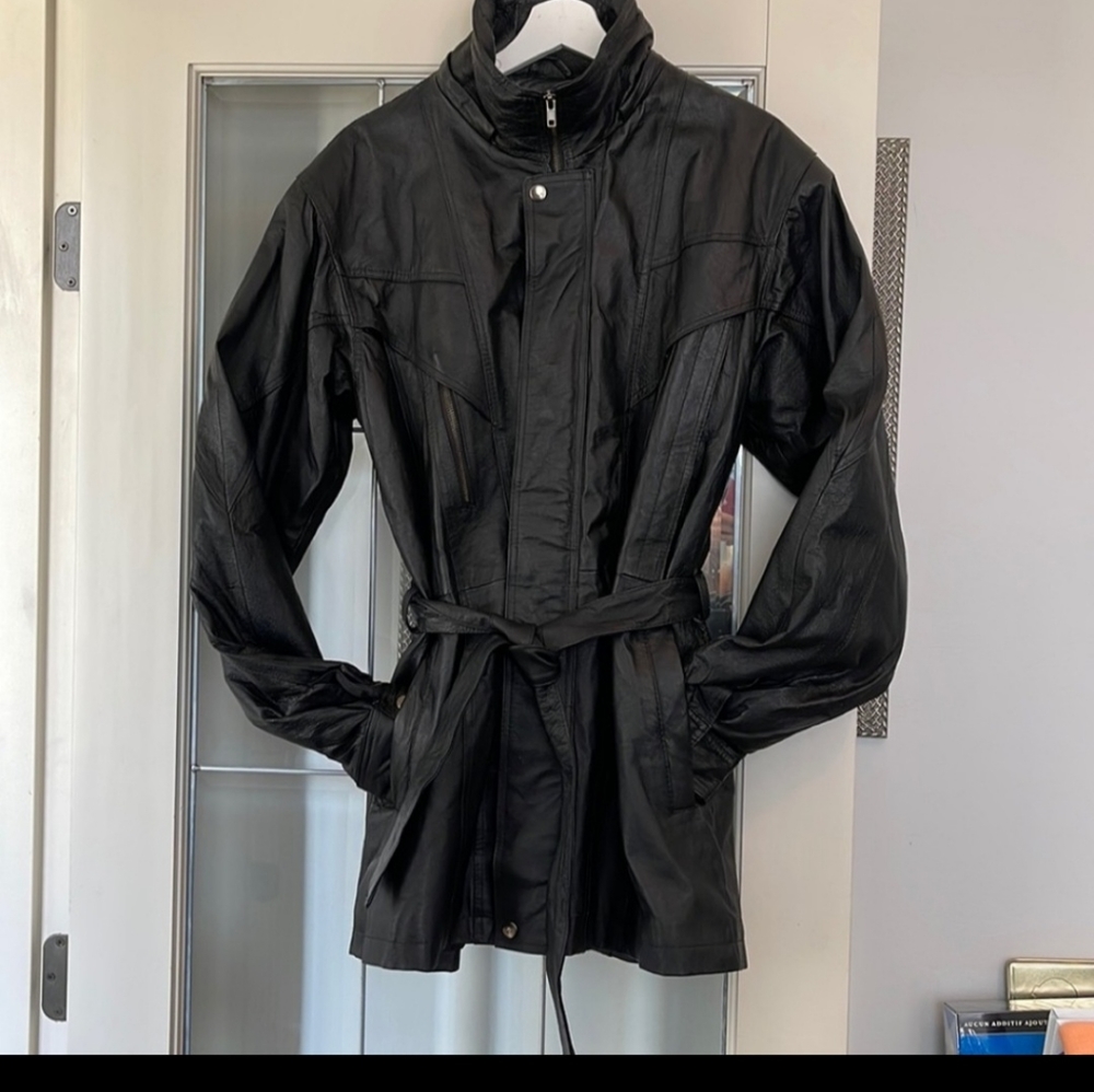Leather jacket